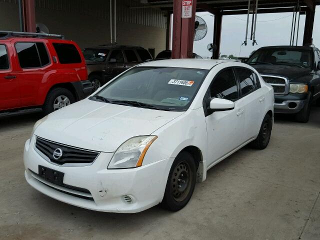 3N1AB6AP0AL668899 - 2010 NISSAN SENTRA WHITE photo 2