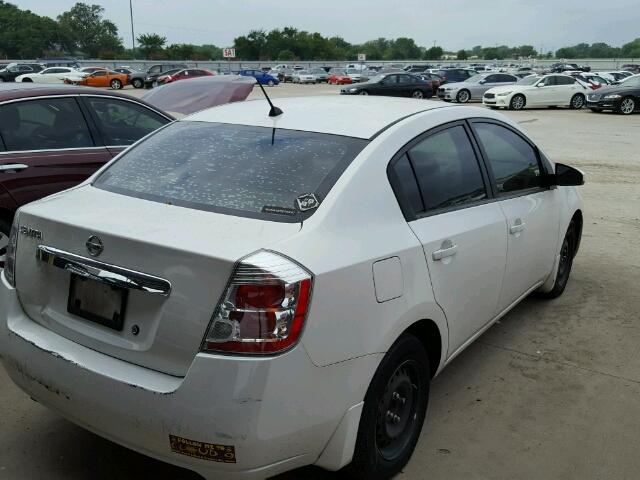 3N1AB6AP0AL668899 - 2010 NISSAN SENTRA WHITE photo 4