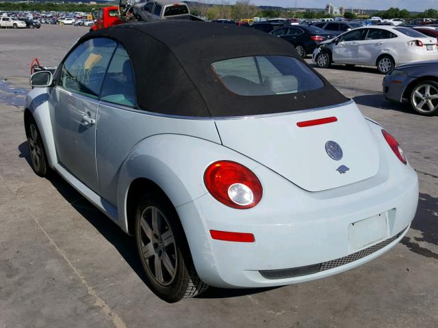 3VWRF31Y36M327569 - 2006 VOLKSWAGEN NEW BEETLE Mavi foto 3
