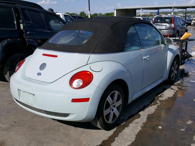 3VWRF31Y36M327569 - 2006 VOLKSWAGEN NEW BEETLE Mavi foto 4
