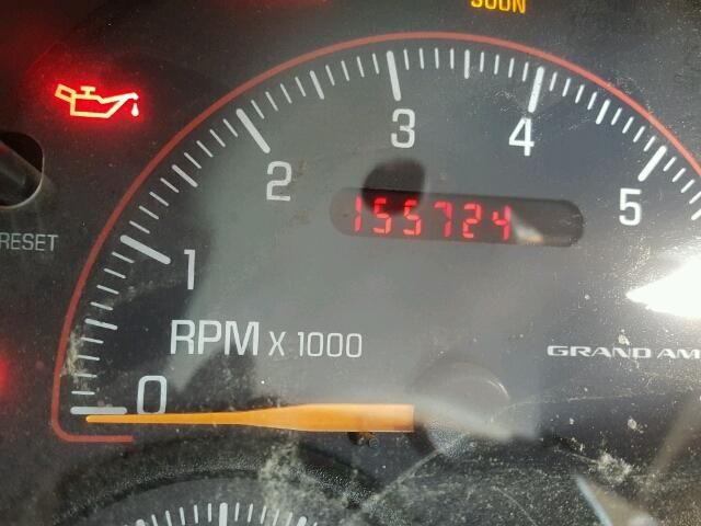 1G2NE52T81M544787 - 2001 PONTIAC GRAND AM S 红色 照片 8