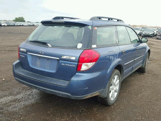 4S4BP61C987315524 - 2008 SUBARU OUTBACK 2. BLUE photo 4