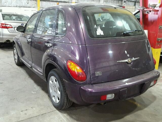 3C4FY58B55T639801 - 2005 CHRYSLER PT CRUISER PURPLE photo 3