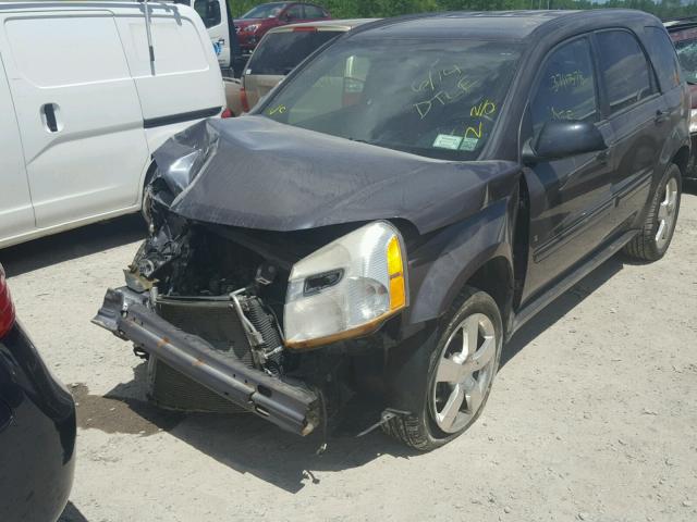 2CNDL737386042560 - 2008 CHEVROLET EQUINOX SP GRAY photo 2