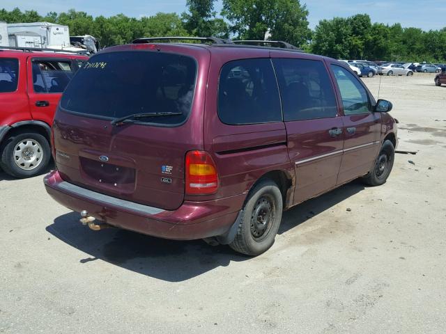 2FMZA5148WBD36369 - 1998 FORD WINDSTAR W BURGUNDY photo 4