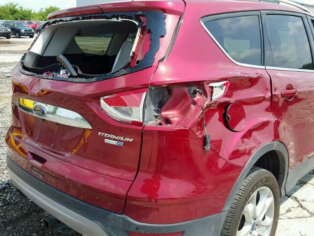 1FMCU9J98FUC04433 - 2015 FORD ESCAPE TIT MAROON photo 9