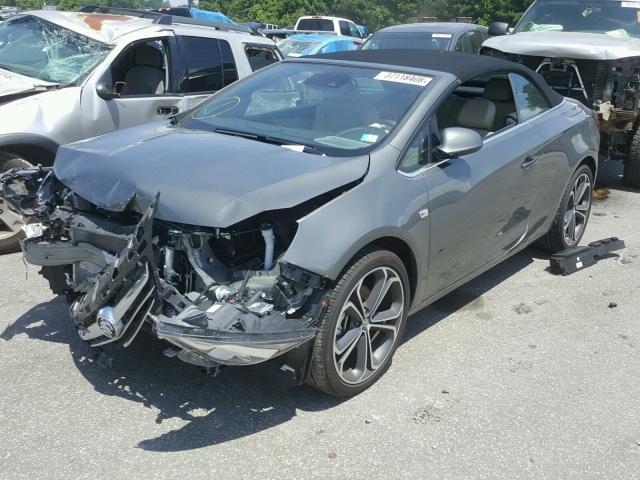 W04WH3N52HG107461 - 2017 BUICK CASCADA PR GRAY photo 2