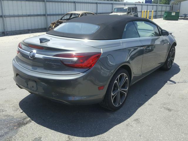 W04WH3N52HG107461 - 2017 BUICK CASCADA PR GRAY photo 4