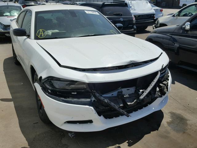 2C3CDXHG6JH206968 - 2018 DODGE CHARGER SX WHITE photo 1