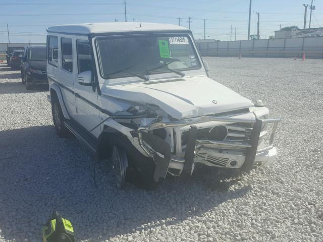 WDCYC3HF8FX235230 - 2015 MERCEDES-BENZ G 550 WHITE photo 1