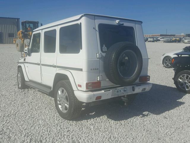 WDCYC3HF8FX235230 - 2015 MERCEDES-BENZ G 550 WHITE photo 3