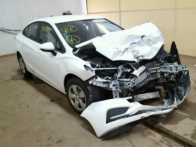 1G1BC5SM0H7113259 - 2017 CHEVROLET CRUZE LS WHITE photo 1