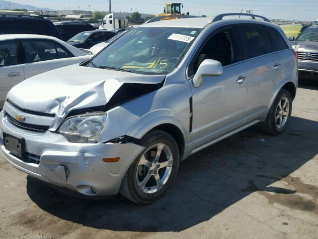 3GNFL3EK0DS512506 - 2013 CHEVROLET CAPTIVA LT SILVER photo 2