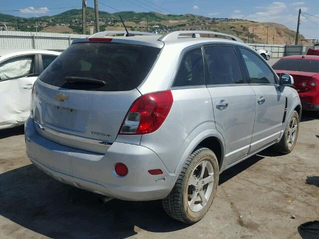 3GNFL3EK0DS512506 - 2013 CHEVROLET CAPTIVA LT SILVER photo 4