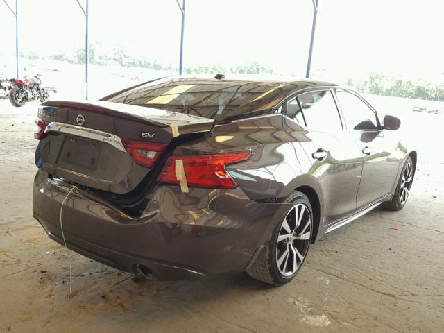 1N4AA6AP9GC448493 - 2016 NISSAN MAXIMA 3.5 BROWN photo 4