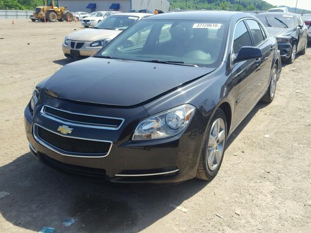 1G1ZC5E17BF378855 - 2011 CHEVROLET MALIBU 1LT შავი ფოტო 2