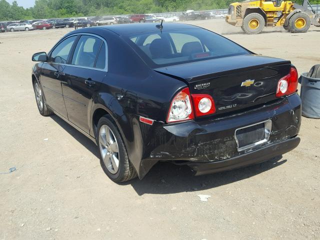 1G1ZC5E17BF378855 - 2011 CHEVROLET MALIBU 1LT შავი ფოტო 3
