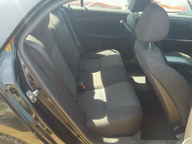 1G1ZC5E17BF378855 - 2011 CHEVROLET MALIBU 1LT შავი ფოტო 6
