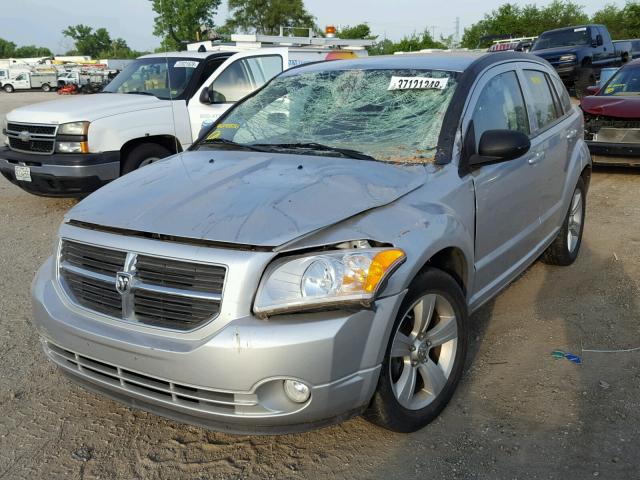 1B3CB3HA6BD298556 - 2011 DODGE CALIBER MA SILVER photo 2