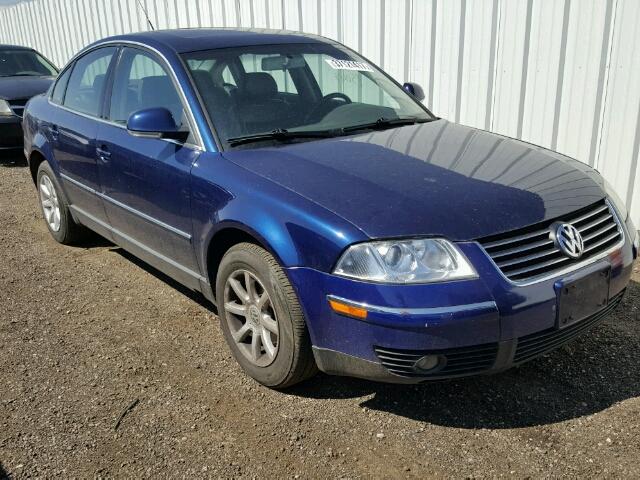 WVWPD63B14P203804 - 2004 VOLKSWAGEN PASSAT GLS BLUE photo 1