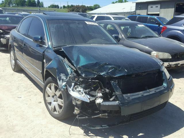 WVWRH63B61P205833 - 2001 VOLKSWAGEN PASSAT GLX GREEN photo 1