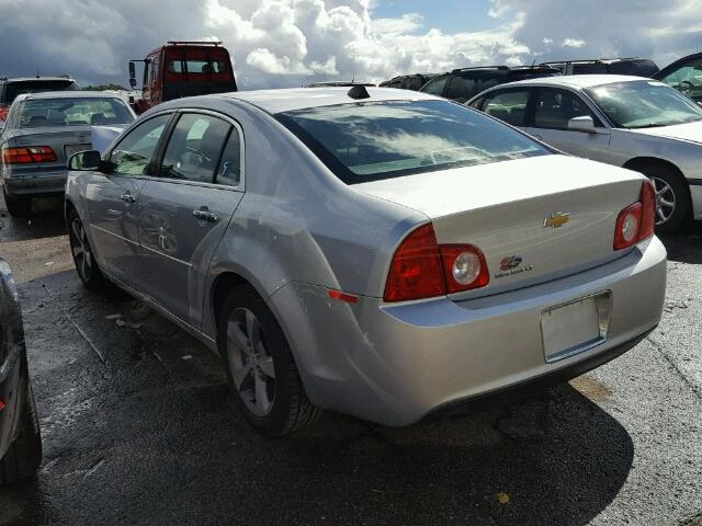 1G1ZC5E0XCF258587 - 2012 CHEVROLET MALIBU 1LT SILVER photo 3