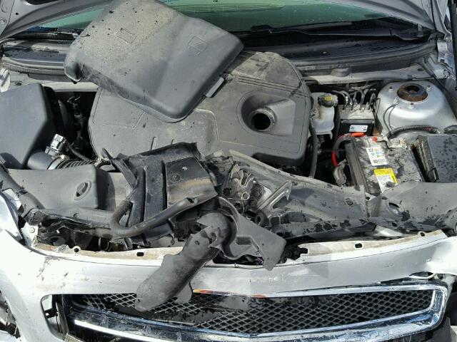 1G1ZC5E0XCF258587 - 2012 CHEVROLET MALIBU 1LT 银色 照片 7