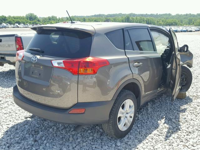 JTMZFREV0FD053197 - 2015 TOYOTA RAV4 LE BROWN photo 4