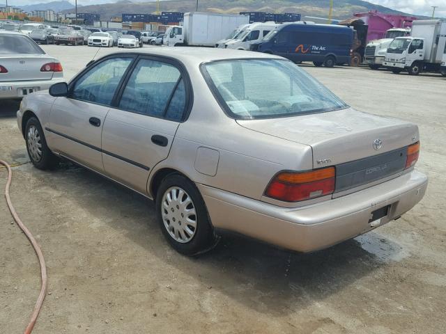 1NXAE09B0SZ266104 - 1995 TOYOTA COROLLA LE BEIGE photo 3