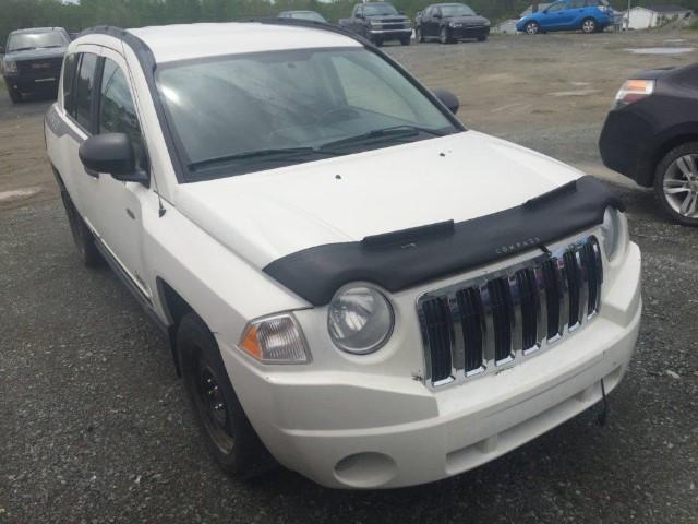 1J8FF47W58D639353 - 2008 JEEP COMPASS SP WHITE photo 1