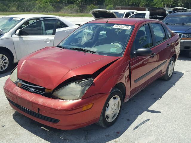 1FAFP33P33W276258 - 2003 FORD FOCUS LX BURGUNDY photo 2