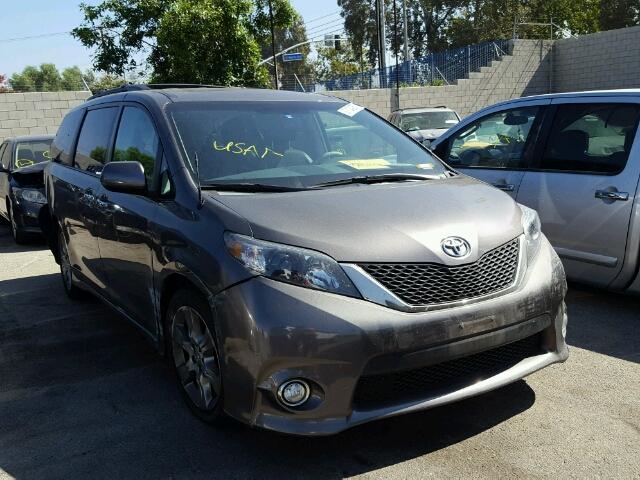 5TDXK3DCXDS284447 - 2013 TOYOTA SIENNA SPO GRAY photo 1