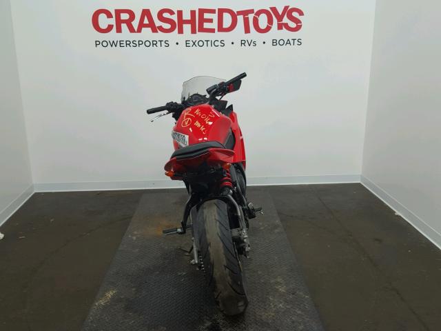 JKAEXEE12CDA00608 - 2012 KAWASAKI EX650 EC RED photo 4