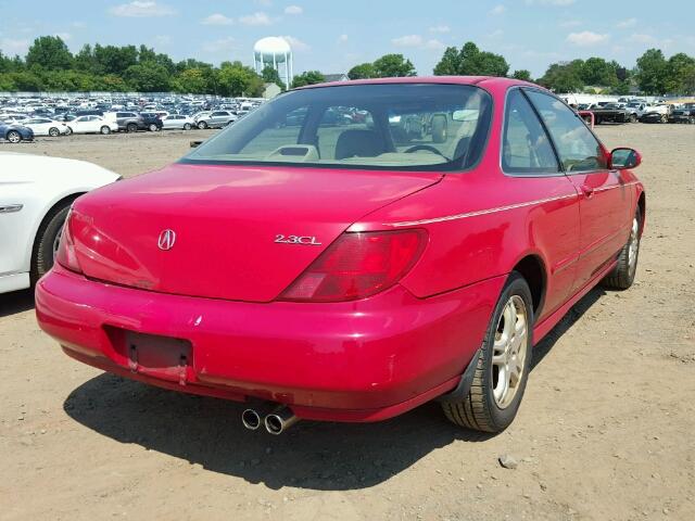 19UYA3253XL001289 - 1999 ACURA 2.3CL RED photo 4