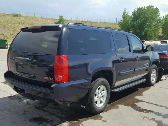 1GKFK16318R272760 - 2008 GMC YUKON XL K BLUE photo 4