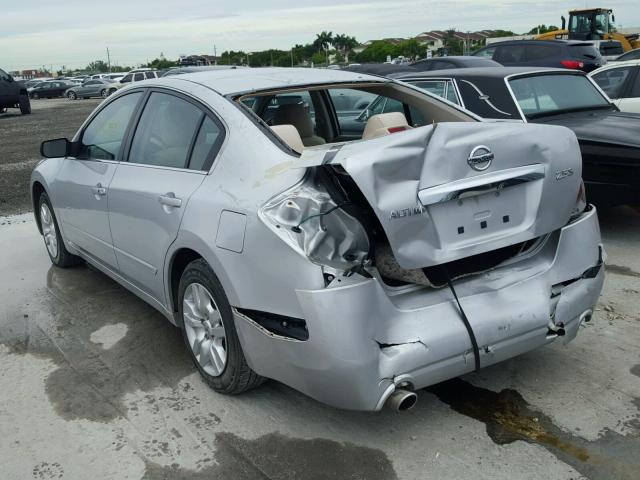 1N4AL2AP3CC208949 - 2012 NISSAN ALTIMA BAS SILVER photo 3