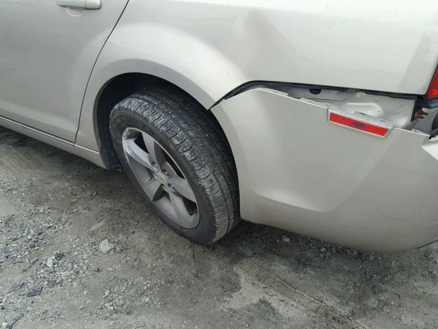 1G1ZC5E10BF146629 - 2011 CHEVROLET MALIBU 1LT ოქროსფერი ფოტო 10