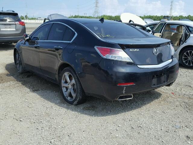 19UUA8F58AA005931 - 2010 ACURA TL BLACK photo 3