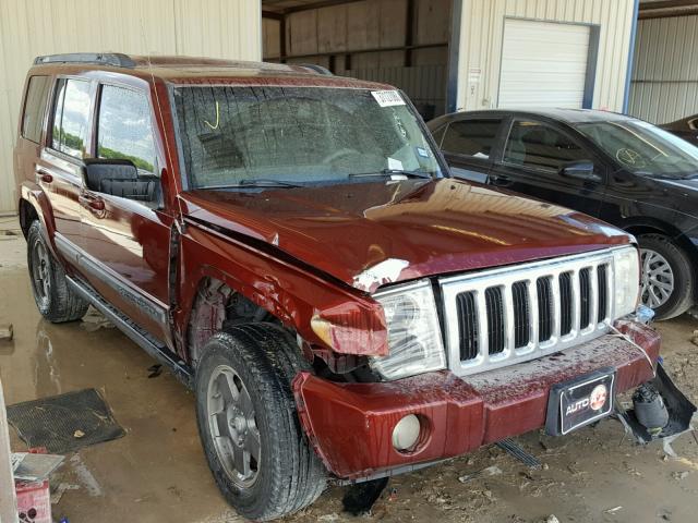 1J8HH48K28C125724 - 2008 JEEP COMMANDER 勃艮第红 照片 1