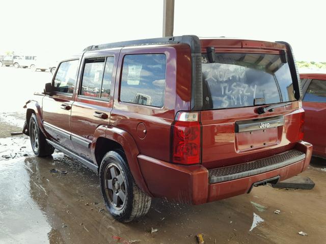 1J8HH48K28C125724 - 2008 JEEP COMMANDER 勃艮第红 照片 3