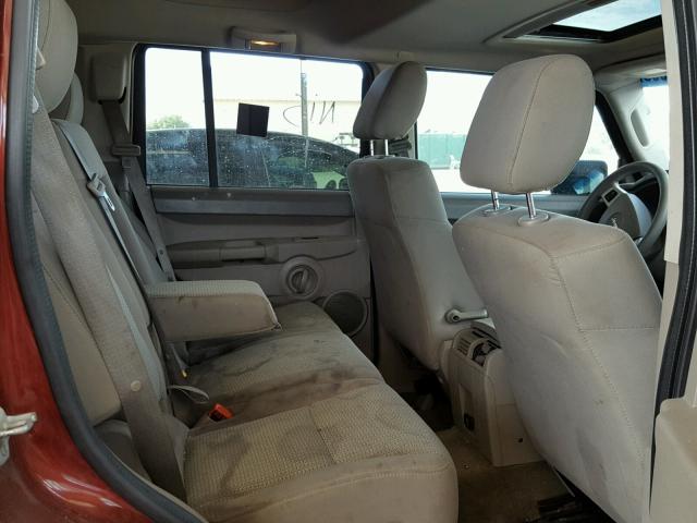 1J8HH48K28C125724 - 2008 JEEP COMMANDER 勃艮第红 照片 6