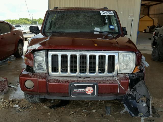 1J8HH48K28C125724 - 2008 JEEP COMMANDER 勃艮第红 照片 9
