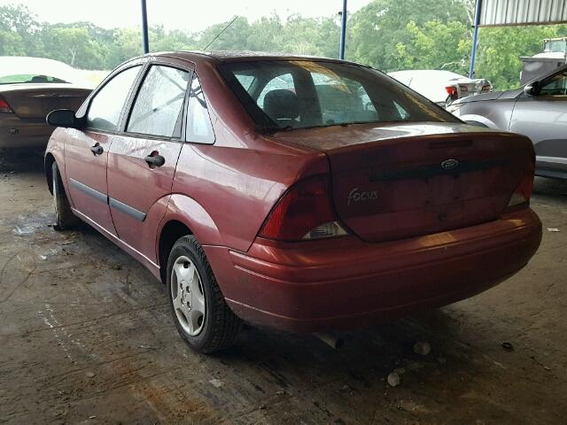 1FAFP33P83W259407 - 2003 FORD FOCUS LX RED photo 3