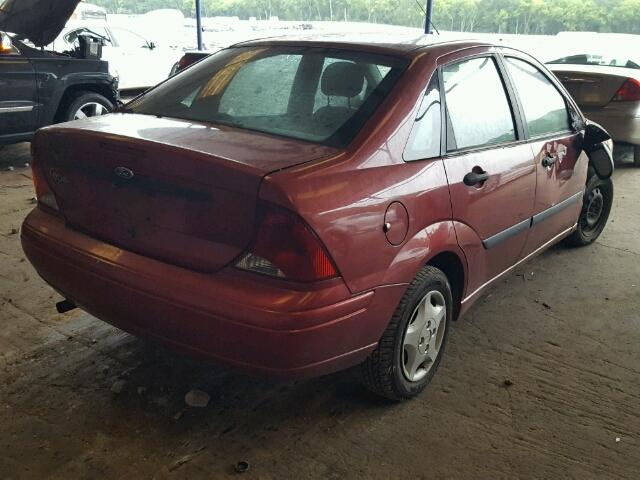 1FAFP33P83W259407 - 2003 FORD FOCUS LX RED photo 4