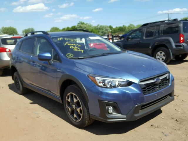 JF2GTABC3JH265647 - 2018 SUBARU CROSSTREK BLUE photo 1