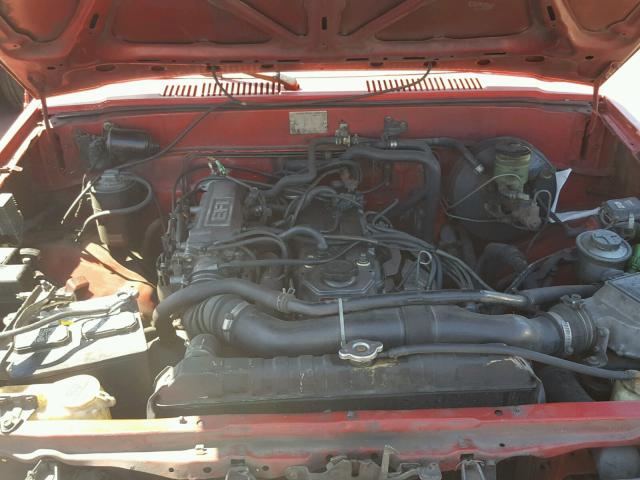 JT4RN70P0J0052504 - 1988 TOYOTA PICKUP XTR RED photo 7