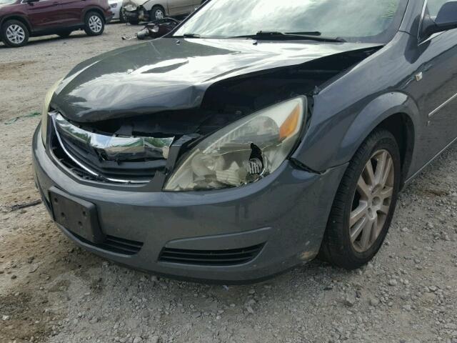 1G8ZS57N07F235273 - 2007 SATURN AURA XE CHARCOAL photo 9