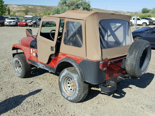 1JCCM85A8BT012415 - 1981 JEEP JEEP CJ5 RED photo 3