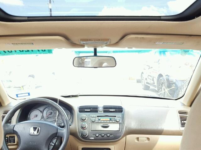 2HGES26795H550320 - 2005 HONDA CIVIC EX 白色 照片 9