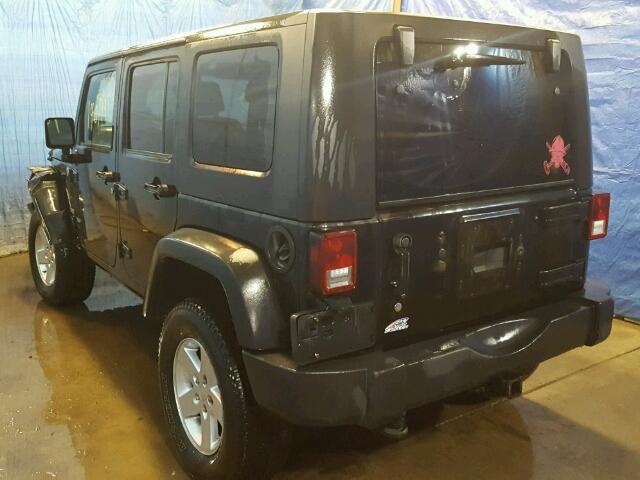 1J4BA3H18AL214703 - 2010 JEEP WRANGLER U BLACK photo 3